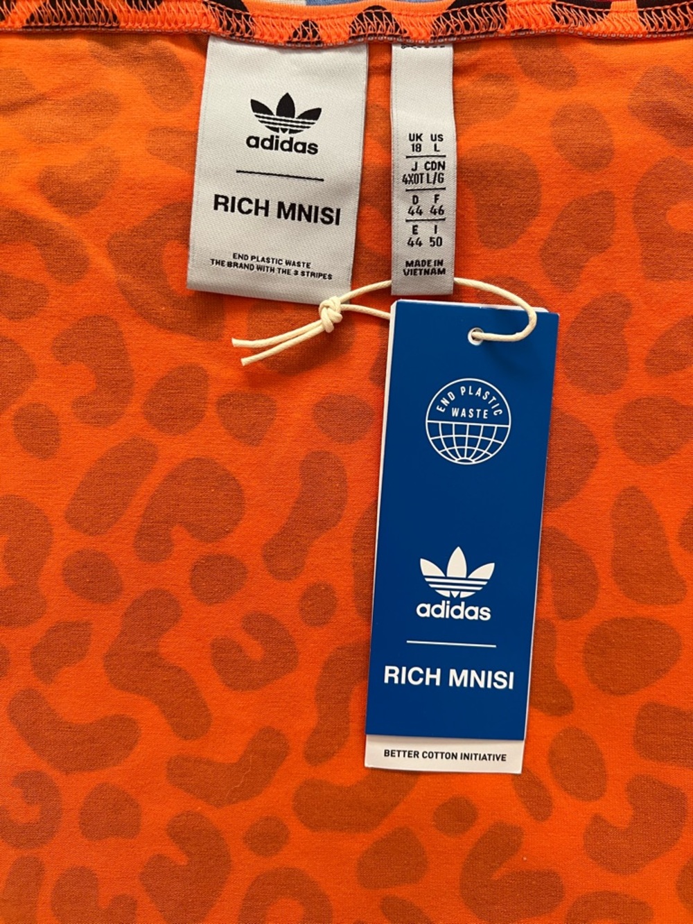 ADIDAS Originals Rich Mnisi leopard print mini dress🔥🔥 - Picture 10 of 10